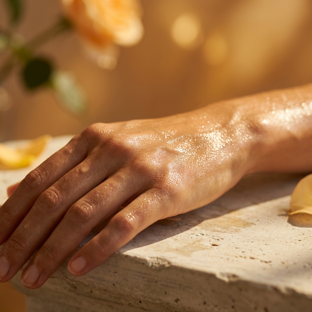 Evening Glow. Restorative Night Treatment Body Oil.