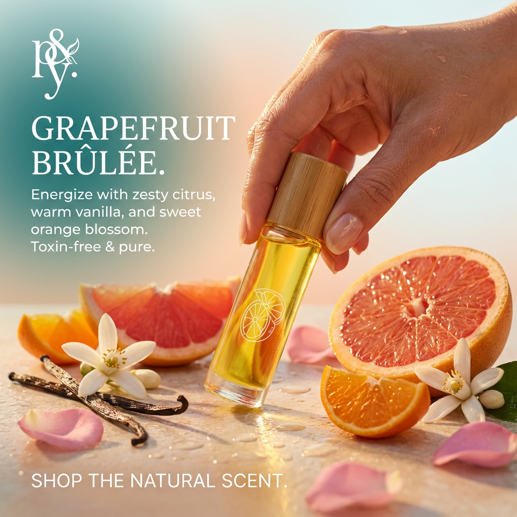 Grapefruit Brulee. Natural Scent.